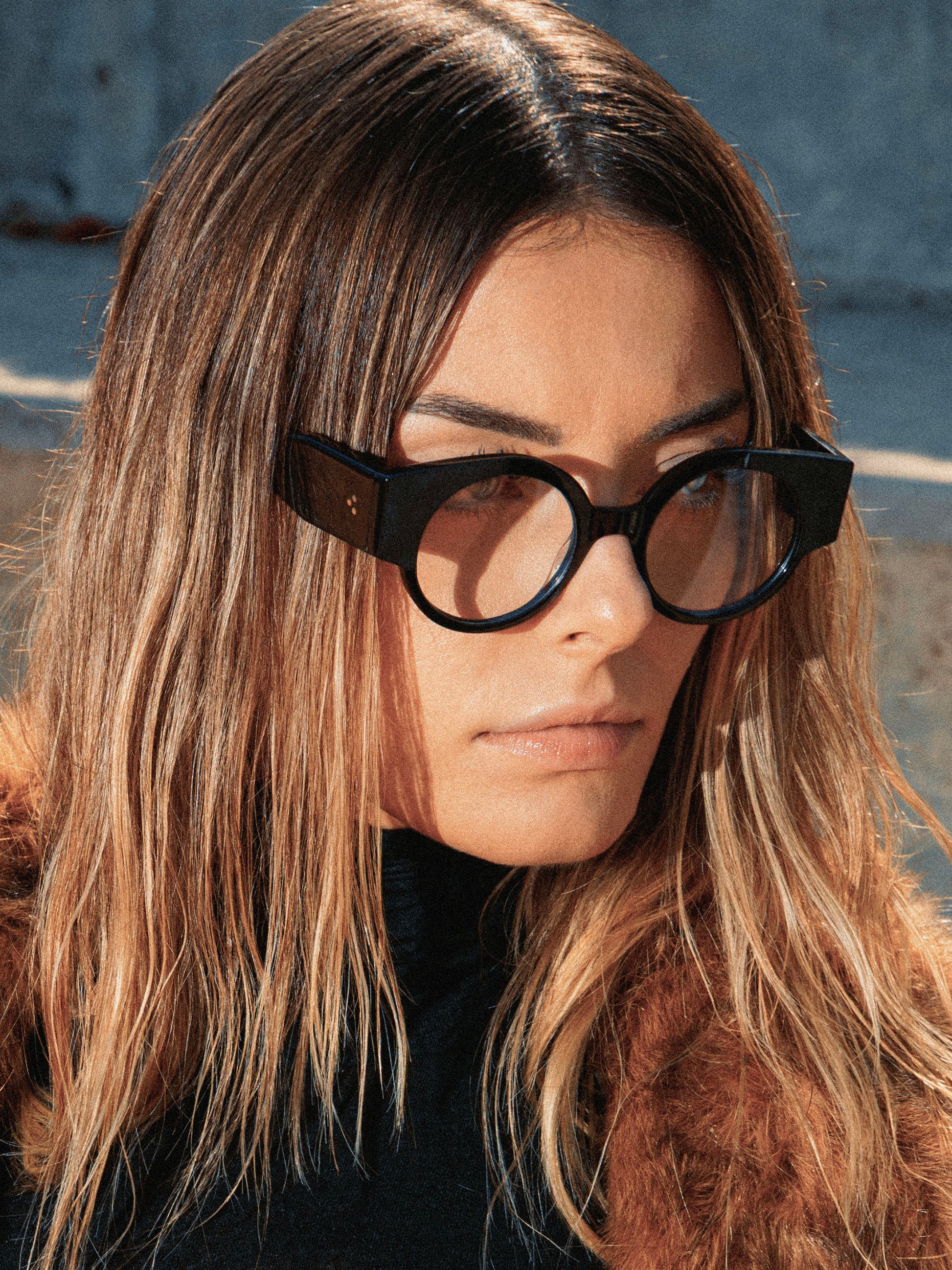 Double Life unisex eyeglasses by Rewind Eyewear, black acetate frame