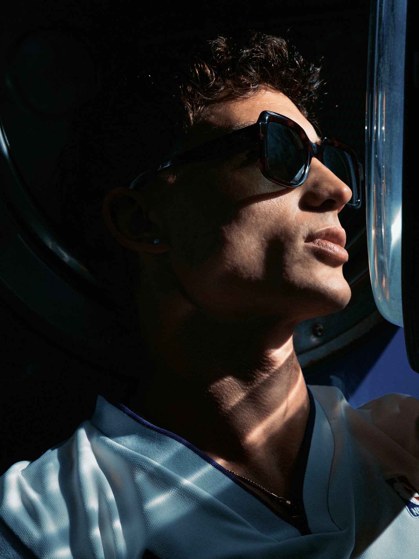 Looper unisex sunglasses by Rewind Eyewear, dark tortoise acetate frame