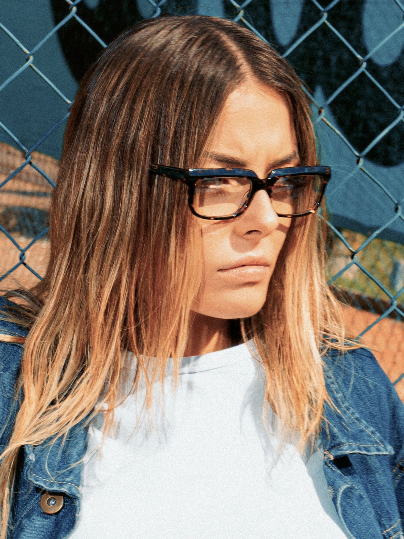 Lost in Space unisex eyeglasses by Rewind Eyewear, dark spotted tortoise acetate frame