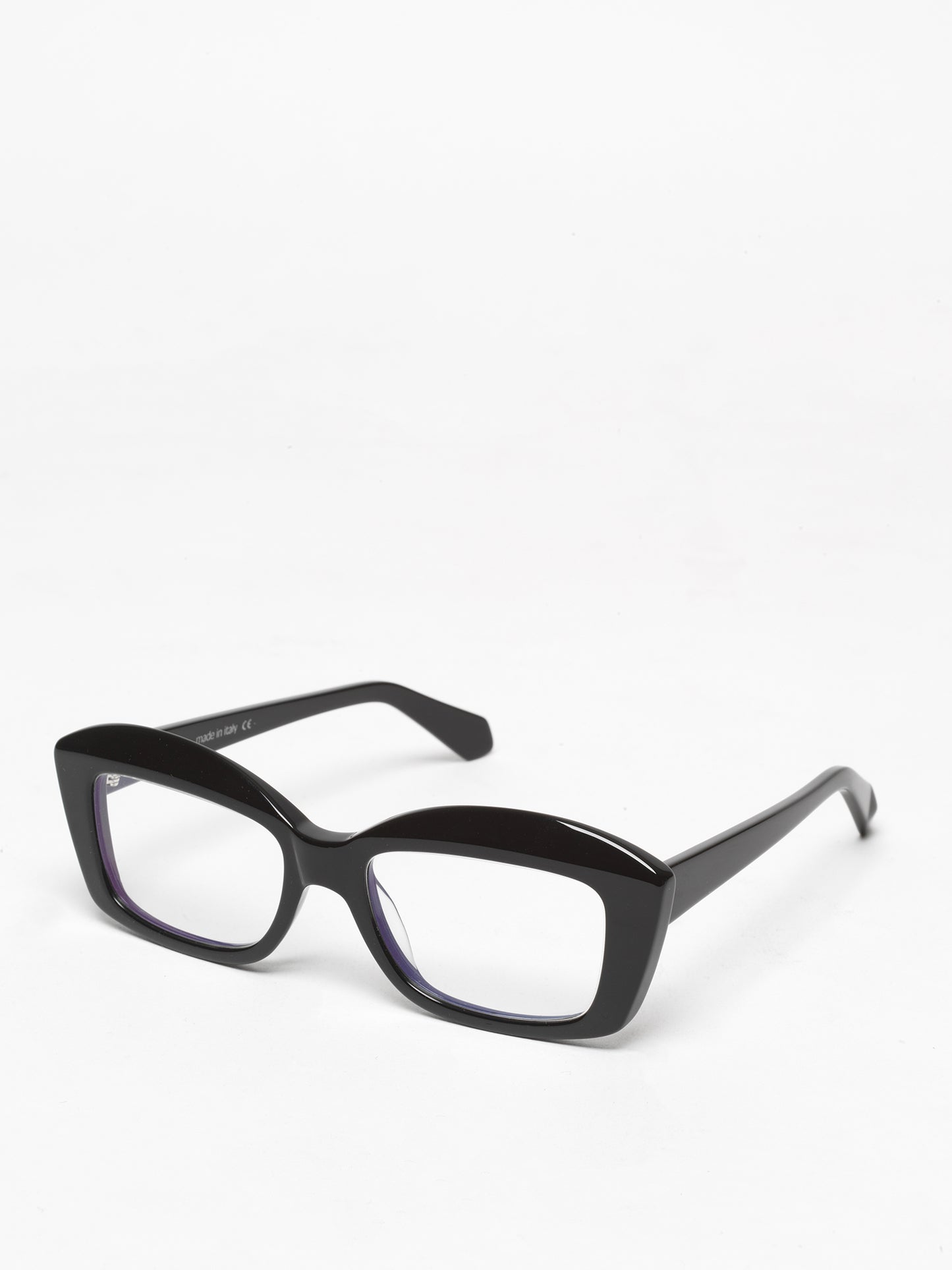 Back to the Future women's eyeglasses by Rewind Eyewear, black acetate frame
