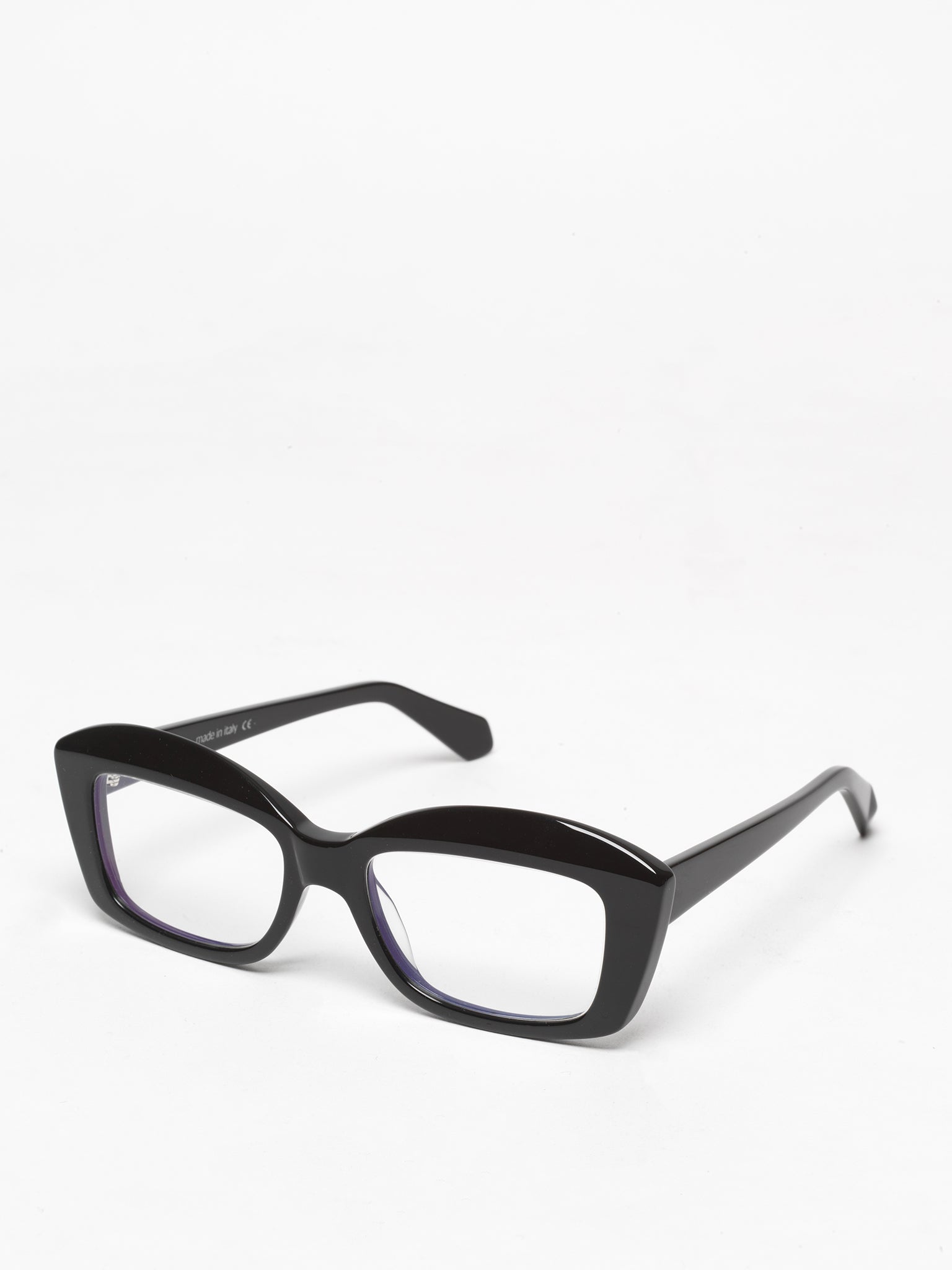Back to the Future women's eyeglasses by Rewind Eyewear, black acetate frame