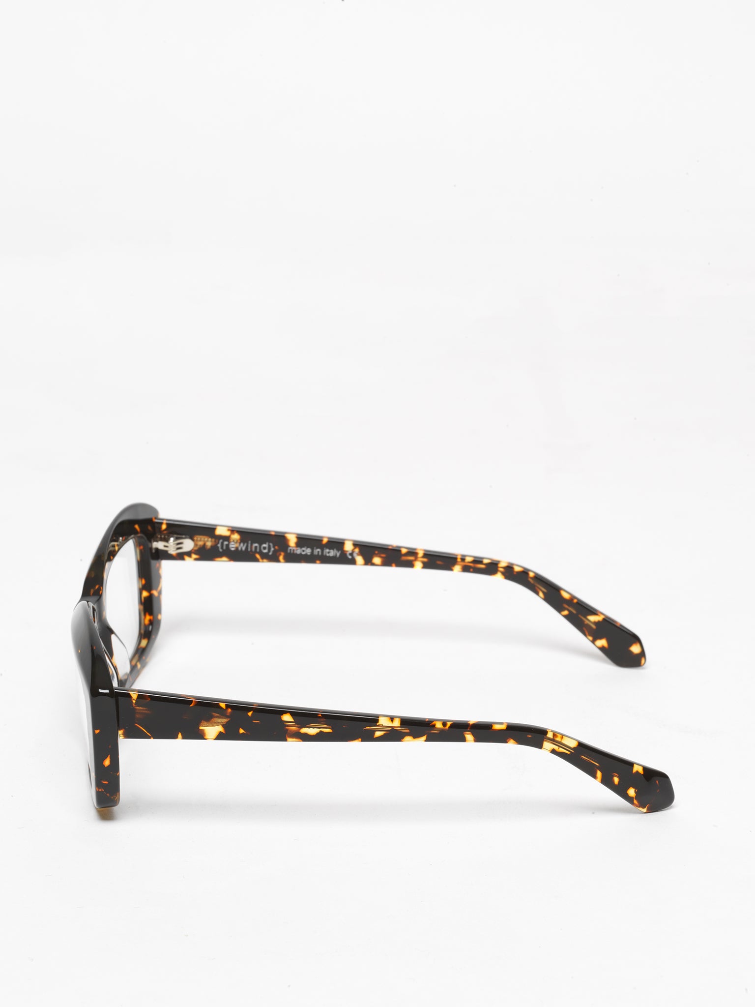 Back to the Future women's eyeglasses by Rewind Eyewear, dark tortoise acetate frame