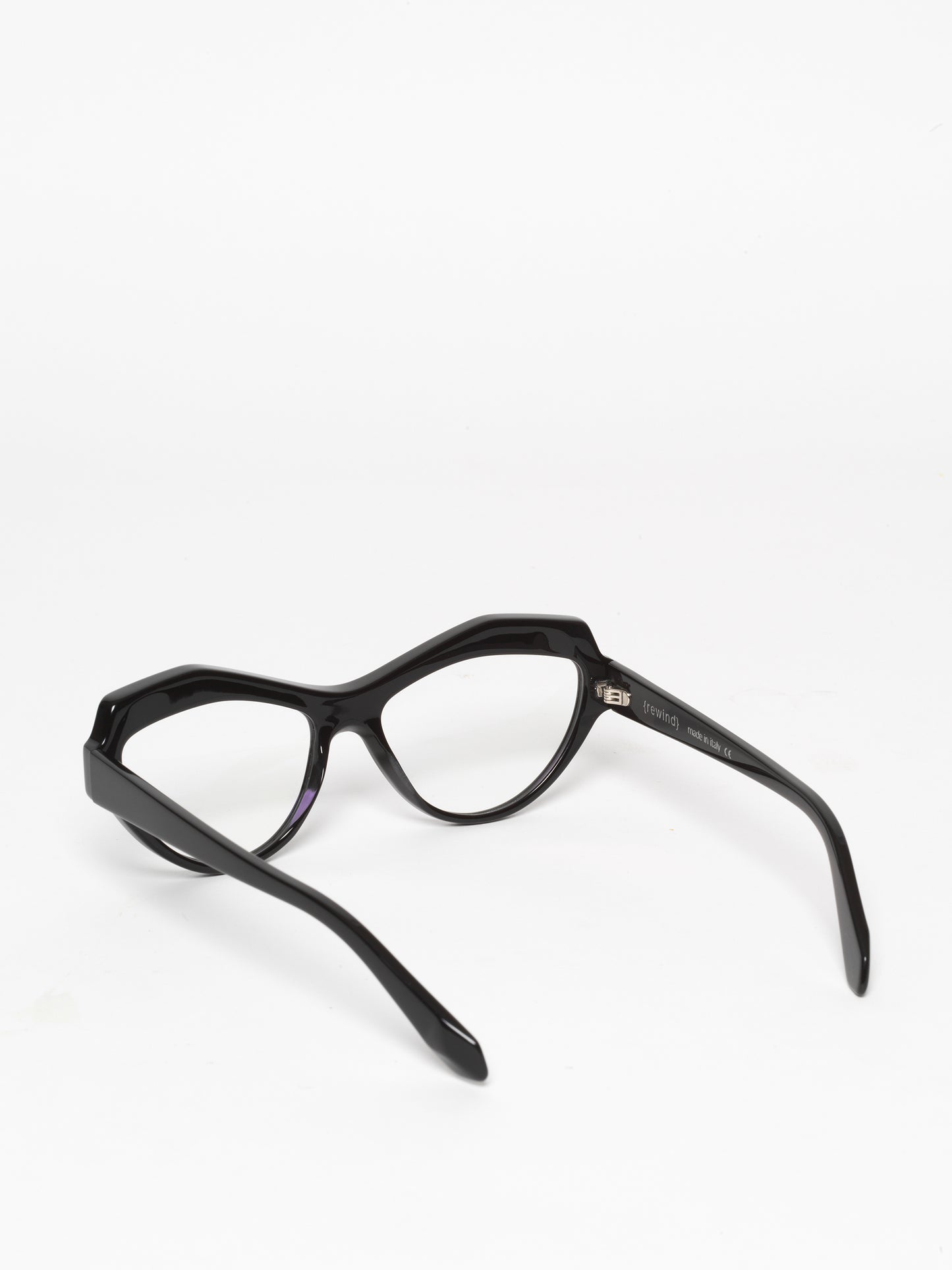 The Butterfly Effect women's eyeglasses by Rewind Eyewear, black acetate frame