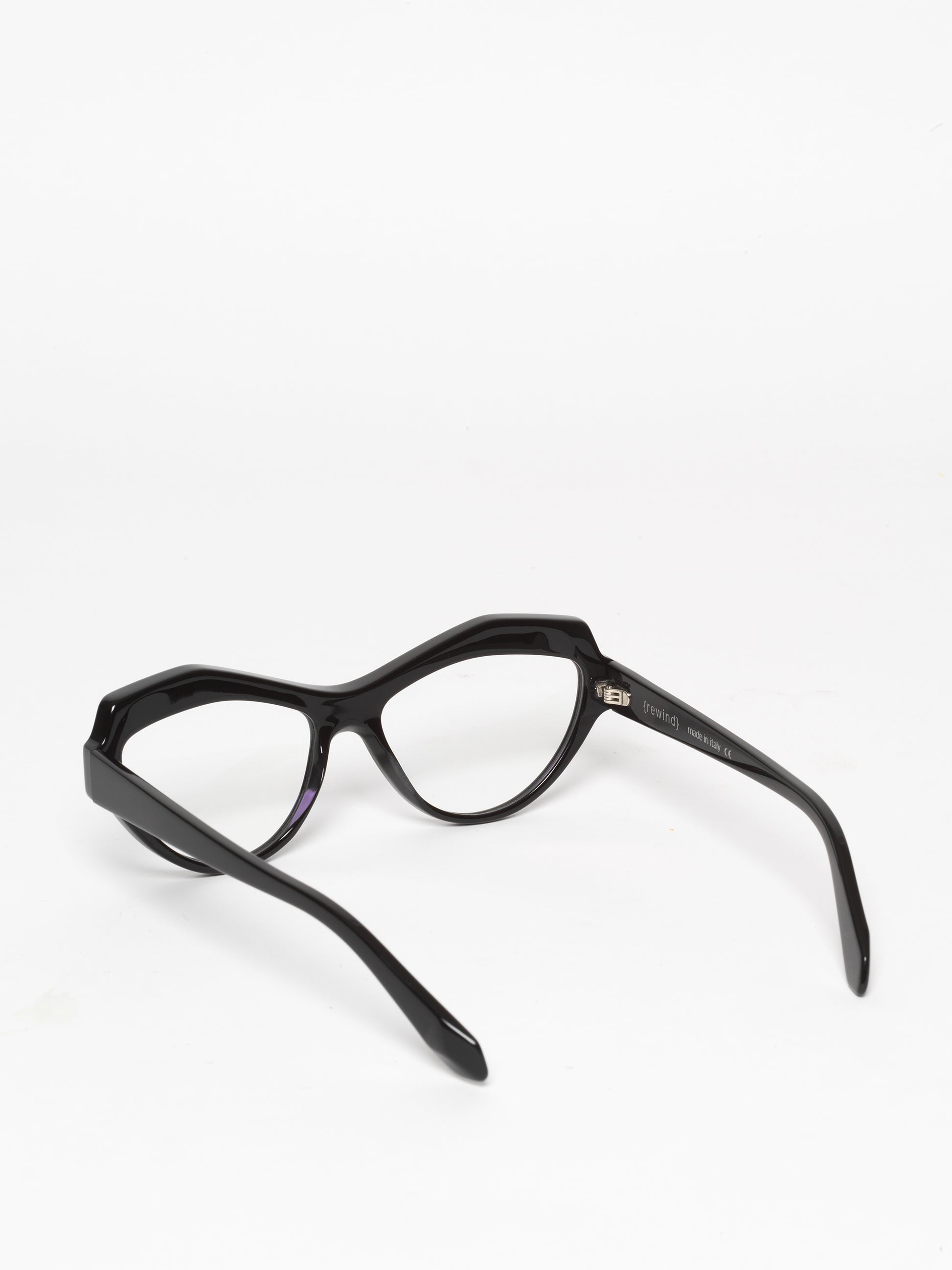 The Butterfly Effect women's eyeglasses by Rewind Eyewear, black acetate frame