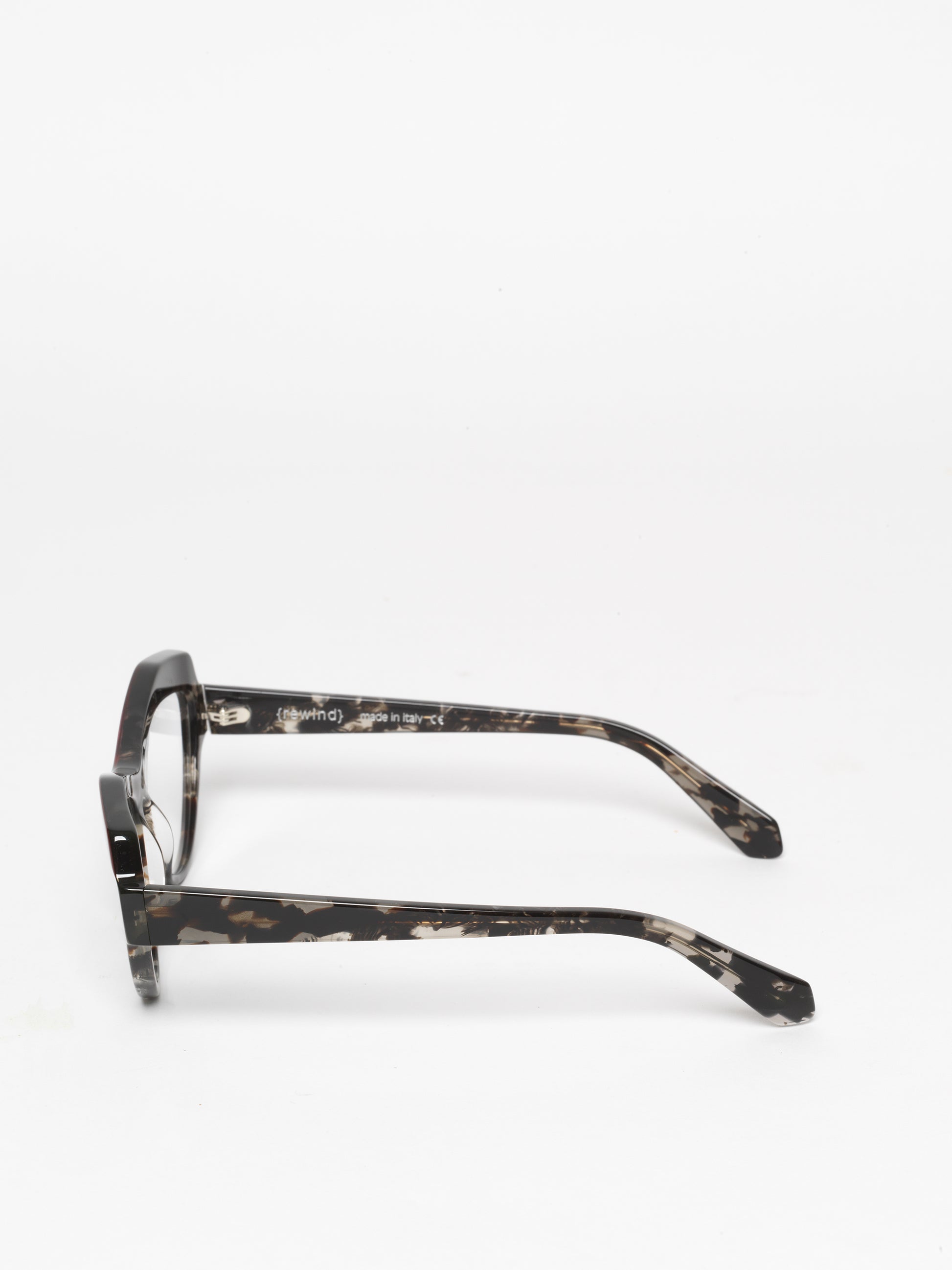 The Butterfly Effect women's eyeglasses by Rewind Eyewear, red and grey tortoise acetate frame