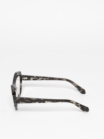 The Butterfly Effect women's eyeglasses by Rewind Eyewear, red and grey tortoise acetate frame