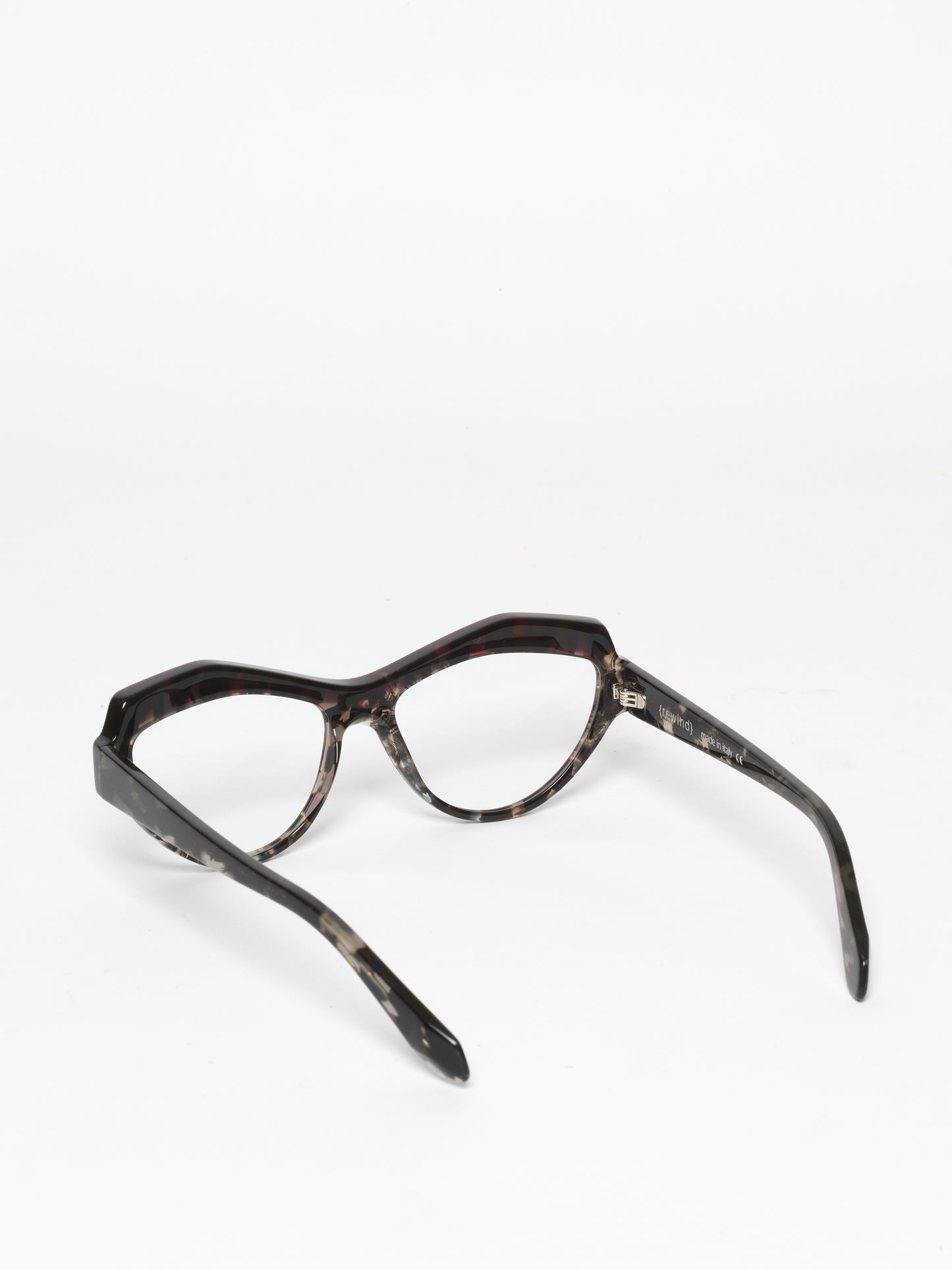 The Butterfly Effect women's eyeglasses by Rewind Eyewear, red and grey tortoise acetate frame