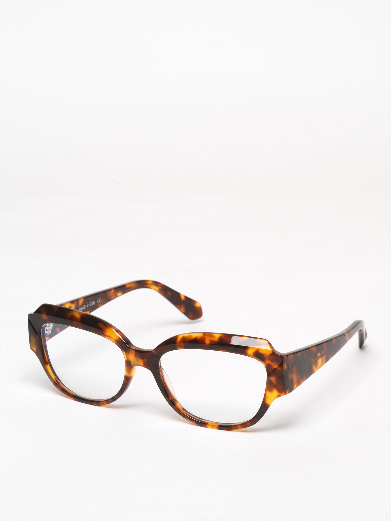Casual Loops women's eyeglasses by Rewind Eyewear, vintage tortoise acetate frame
