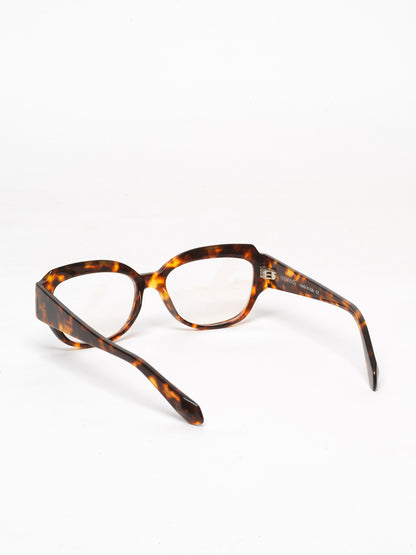 Casual Loops women's eyeglasses by Rewind Eyewear, vintage tortoise acetate frame
