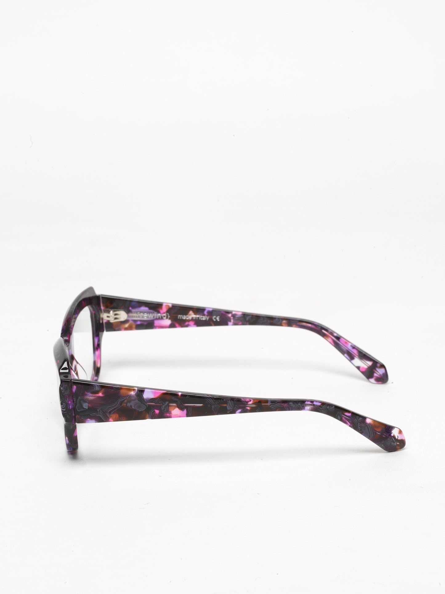 Casual Loops women's eyeglasses by Rewind Eyewear, black tortoise pink acetate frame