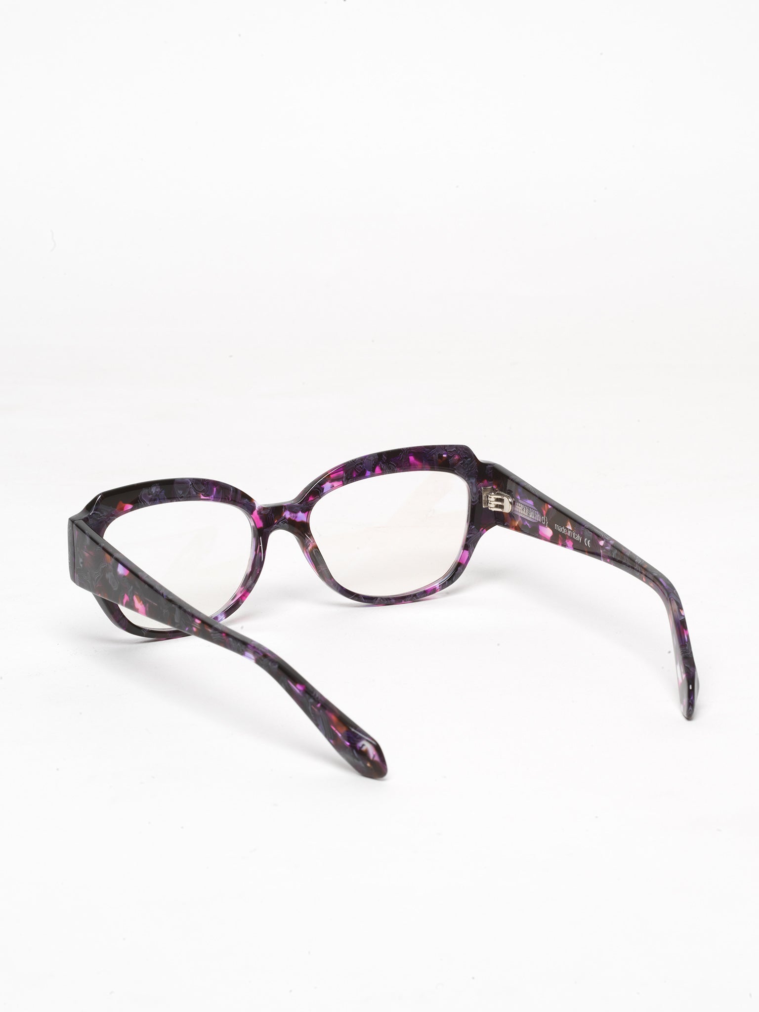Casual Loops women's eyeglasses by Rewind Eyewear, black tortoise pink acetate frame