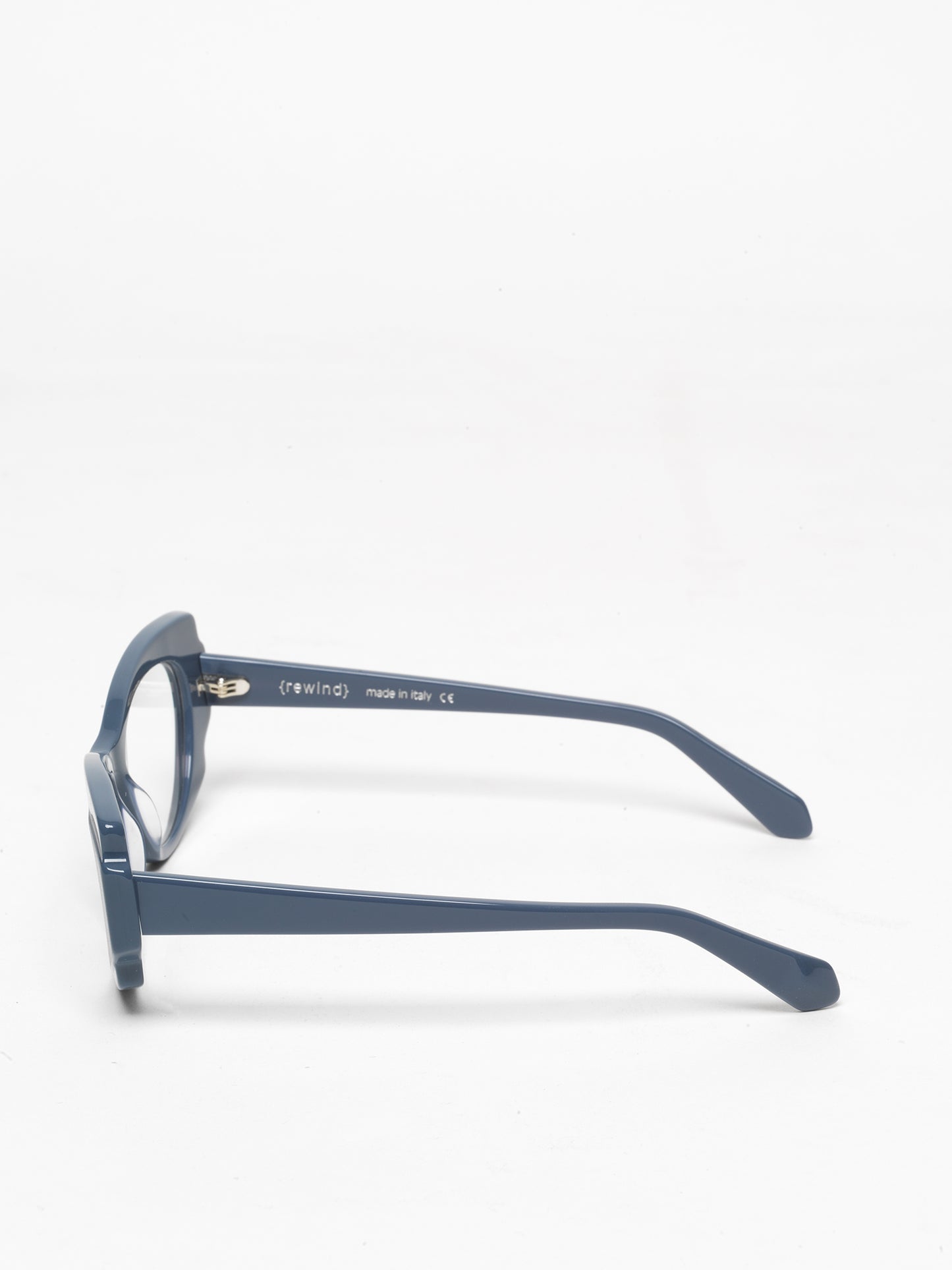 Chaos Theory women's eyeglasses by Rewind Eyewear, light blue pastel  acetate frame 