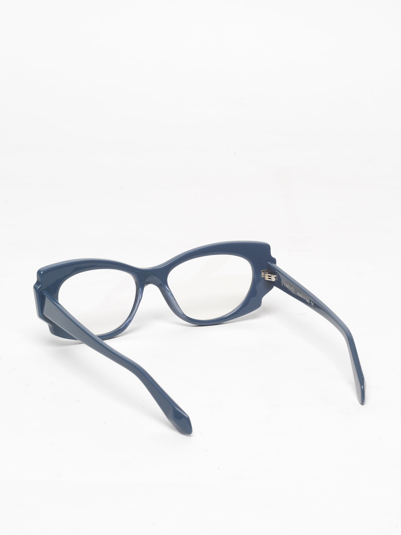 Chaos Theory women's eyeglasses by Rewind Eyewear, light blue pastel  acetate frame