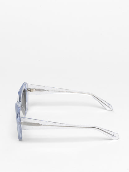 Countdown women's sunglasses by Rewind Eyewear, crystal silver glitter acetate  
