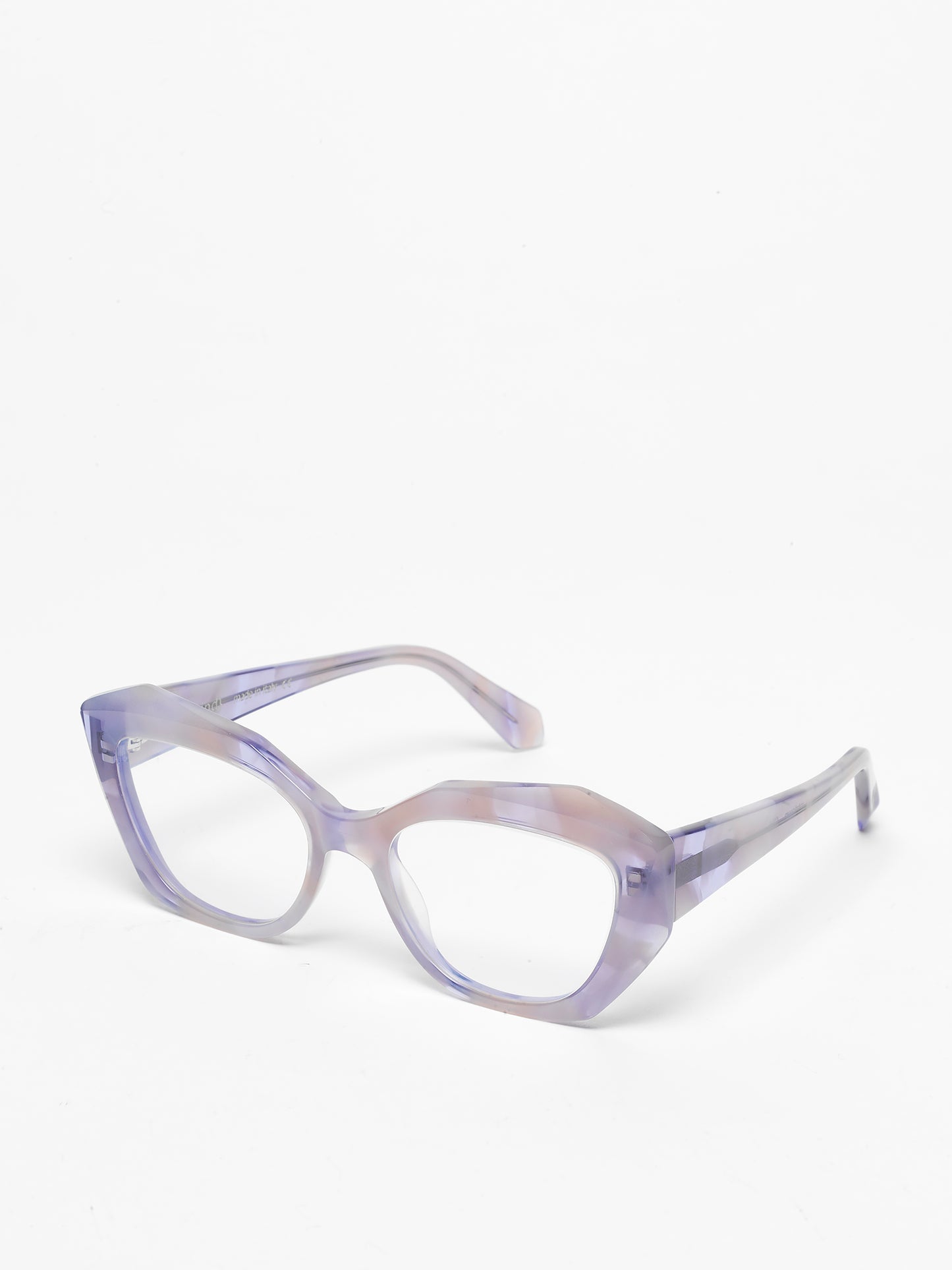 Countdown women's eyeglasses by Rewind Eyewear, gradient opal violet acetate frame