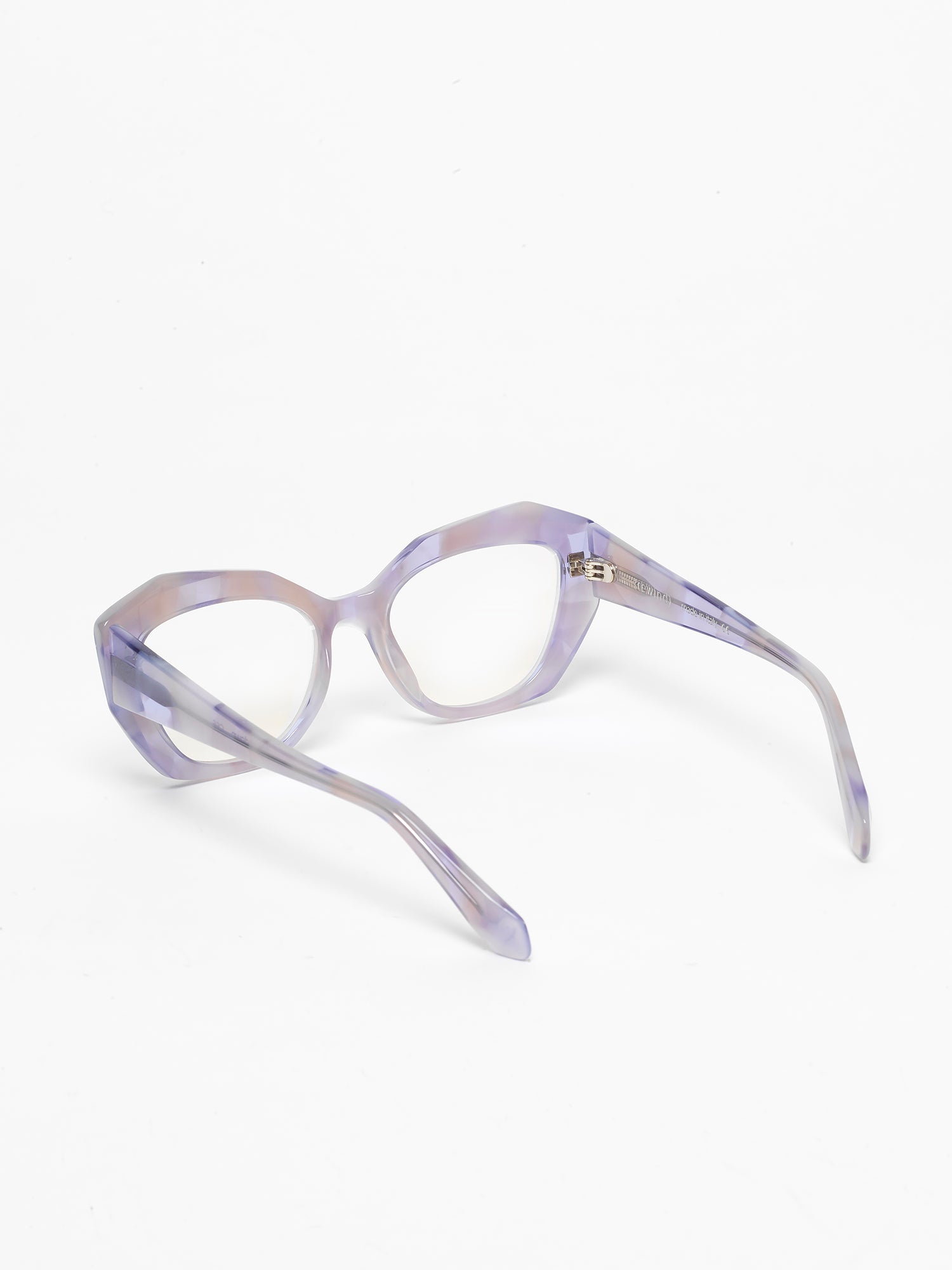 Countdown women's eyeglasses by Rewind Eyewear, gradient opal violet acetate frame