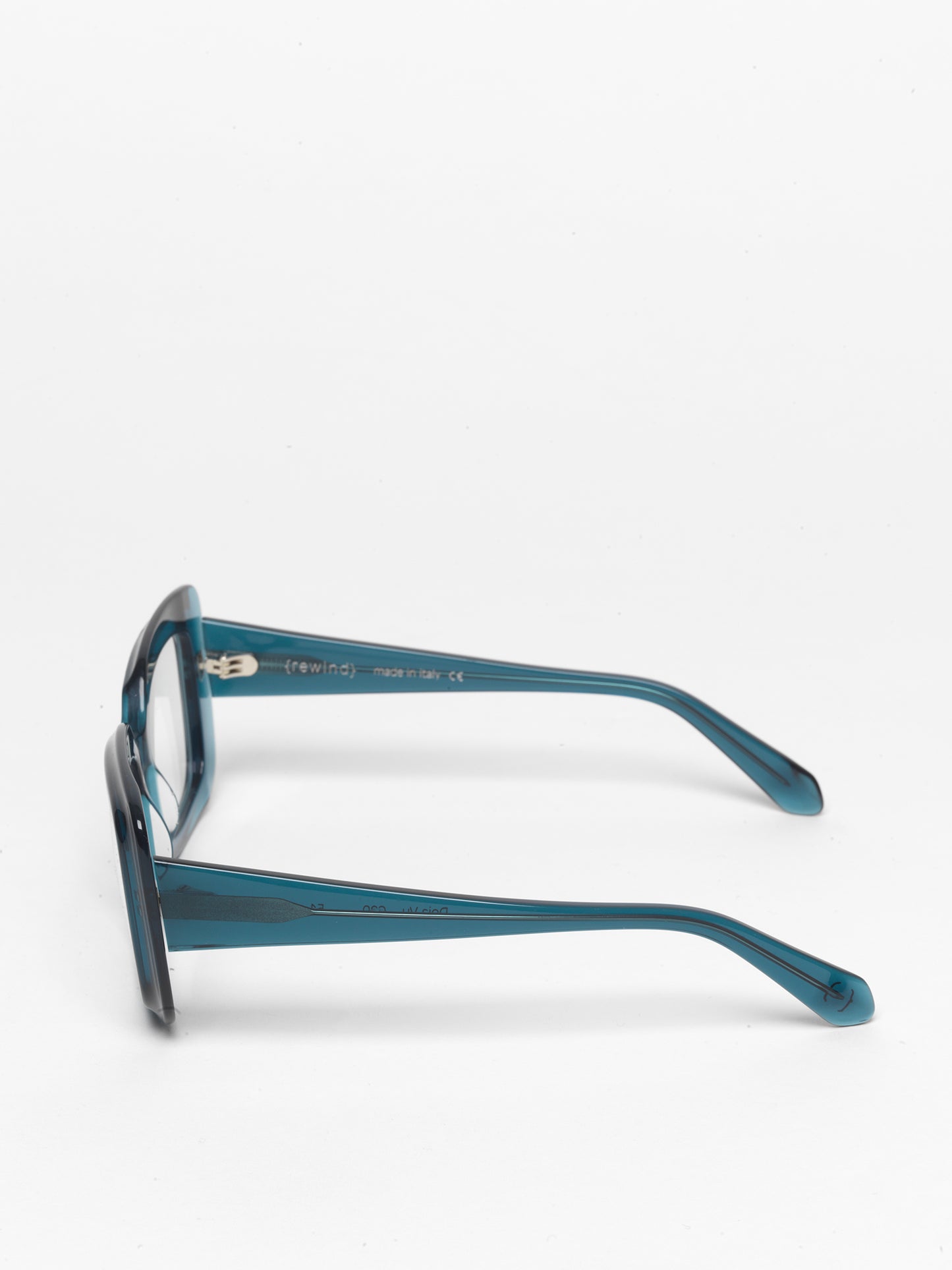 Deja-Vu unisex eyeglasses by Rewind Eyewear, navy blue transparent acetate frame