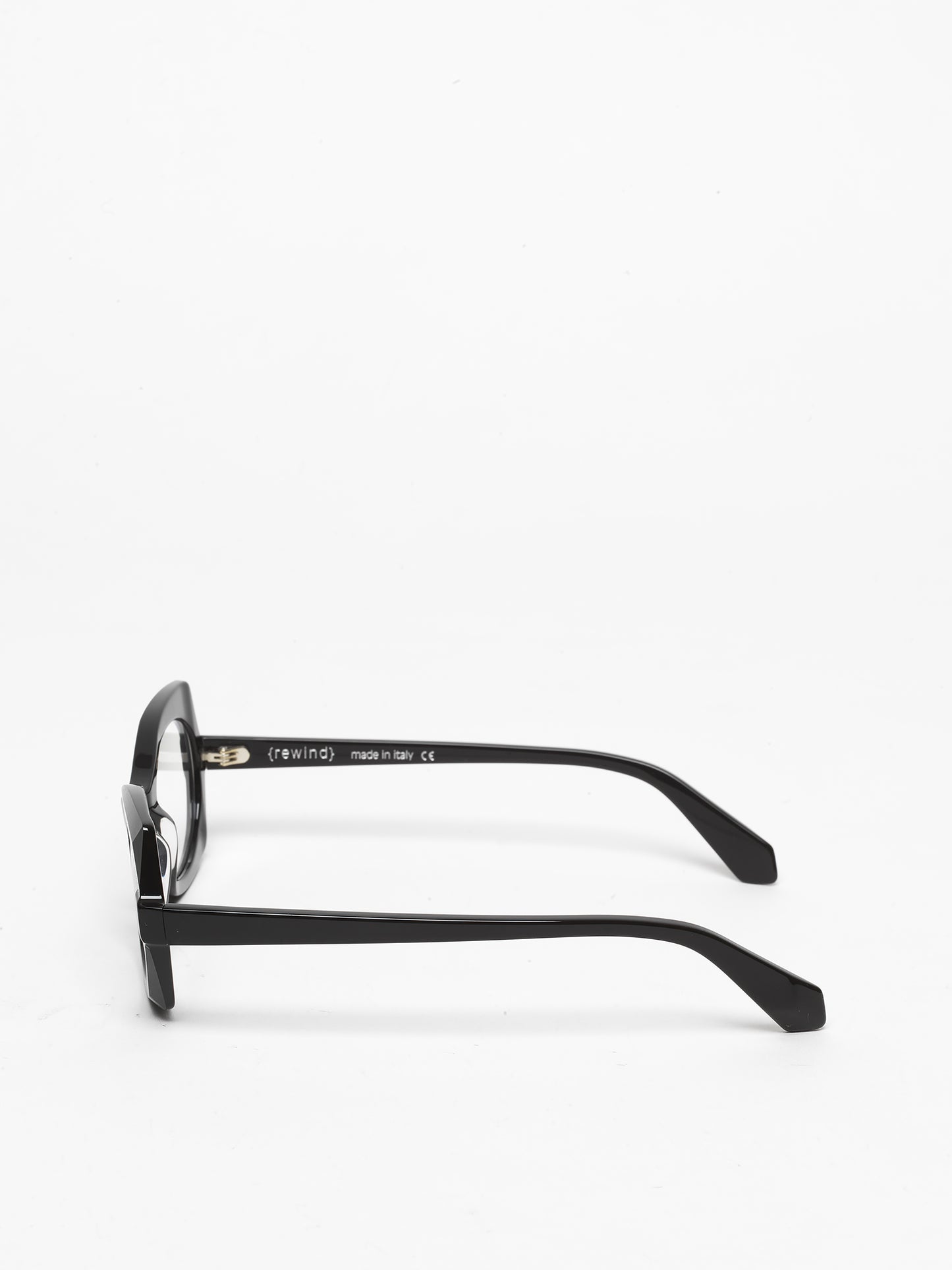 Flashback women's eyeglasses by Rewind Eyewear, black acetate frame