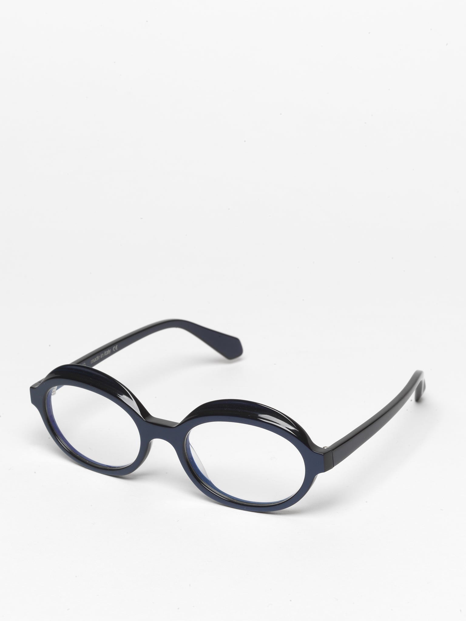 Gravity women's eyeglasses by Rewind Eyewear, pearl blue acetate frame