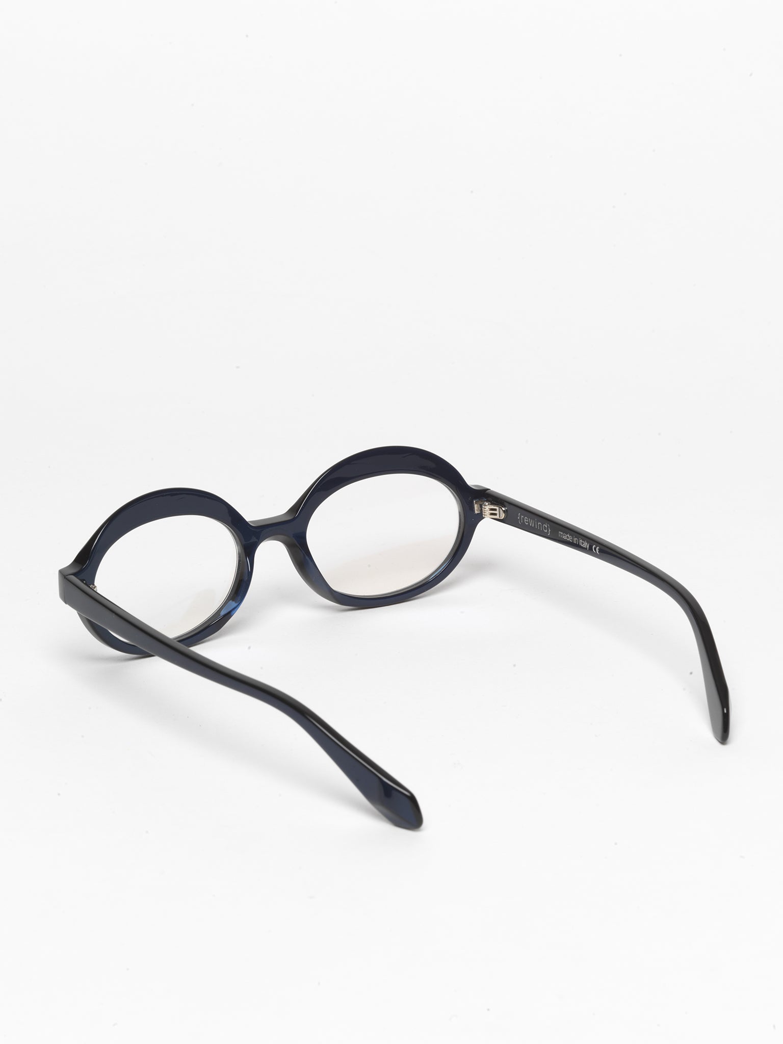 Gravity women's eyeglasses by Rewind Eyewear, pearl blue acetate frame