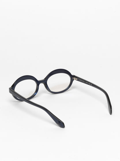 Gravity women's eyeglasses by Rewind Eyewear, pearl blue acetate frame