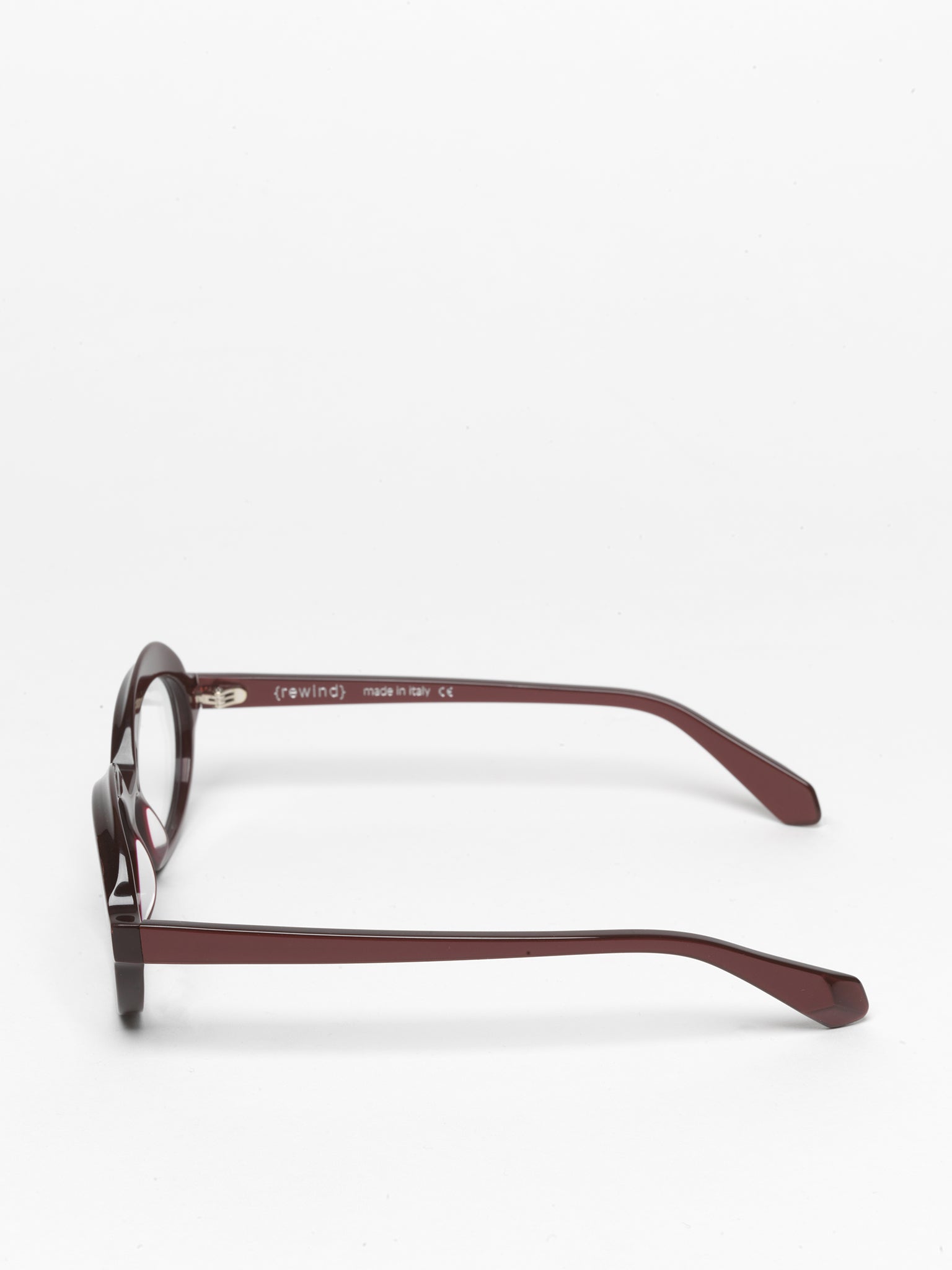 Gravity women's eyeglasses by Rewind Eyewear, pearl marsala red acetate frame
