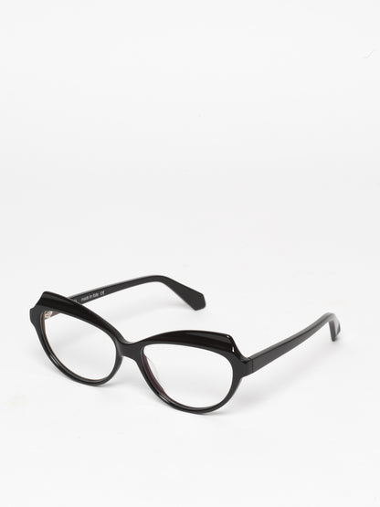 Happy Birthday women's eyeglasses by Rewind Eyewear, black acetate frame