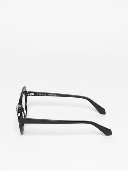 Happy Birthday women's eyeglasses by Rewind Eyewear, black acetate frame