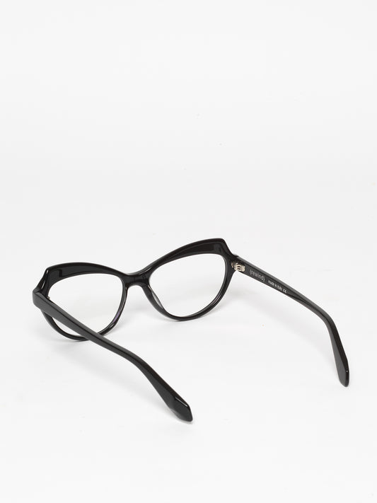 Happy Birthday women's eyeglasses by Rewind Eyewear, black acetate frame