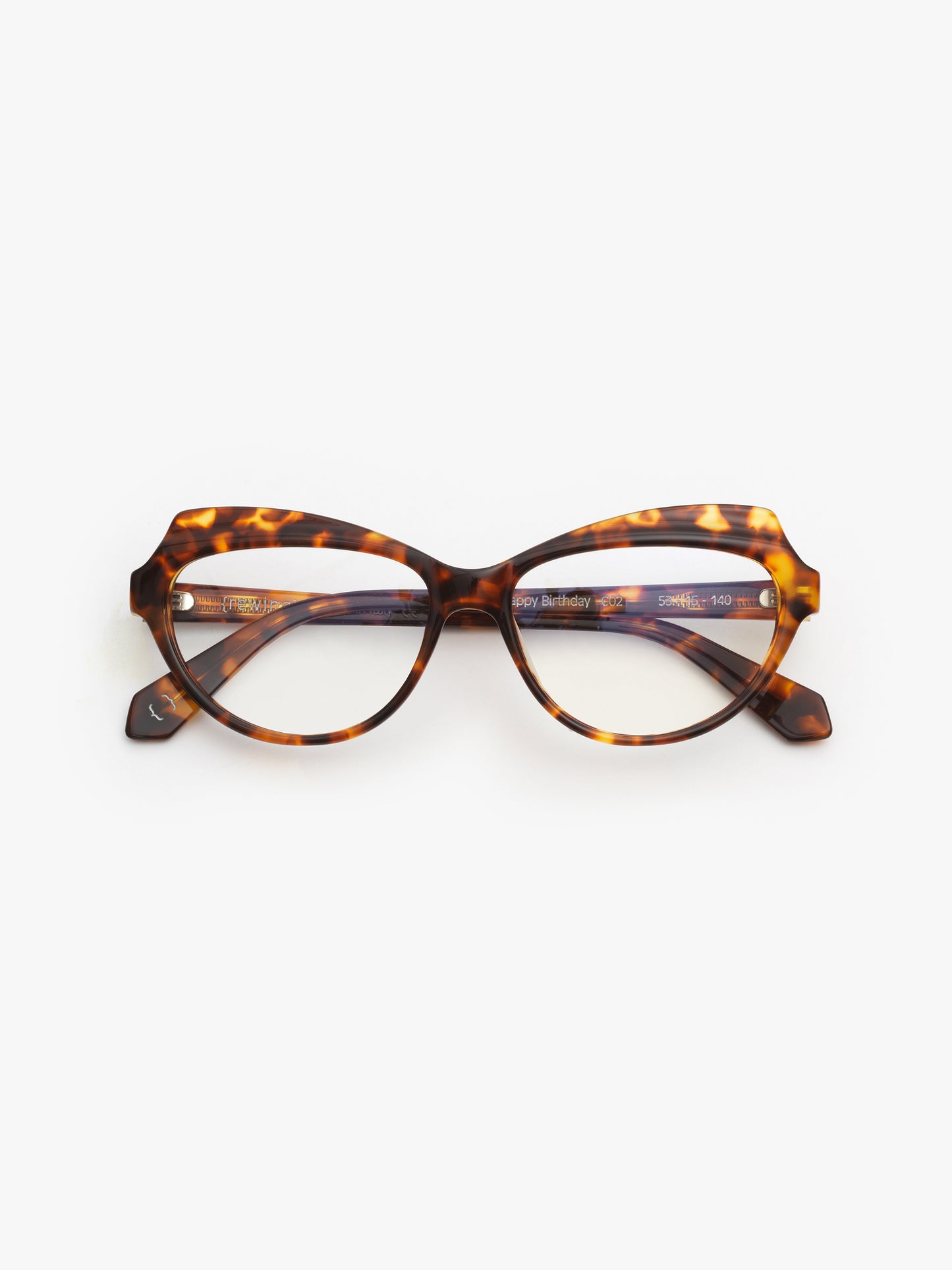 Happy Birthday women's eyeglasses by Rewind Eyewear, vintage tortoise acetate frame
