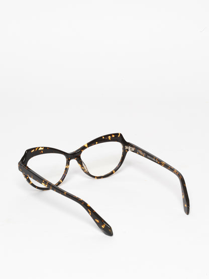 Happy Birthday women's eyeglasses by Rewind Eyewear, dark spotted tortoise acetate frame