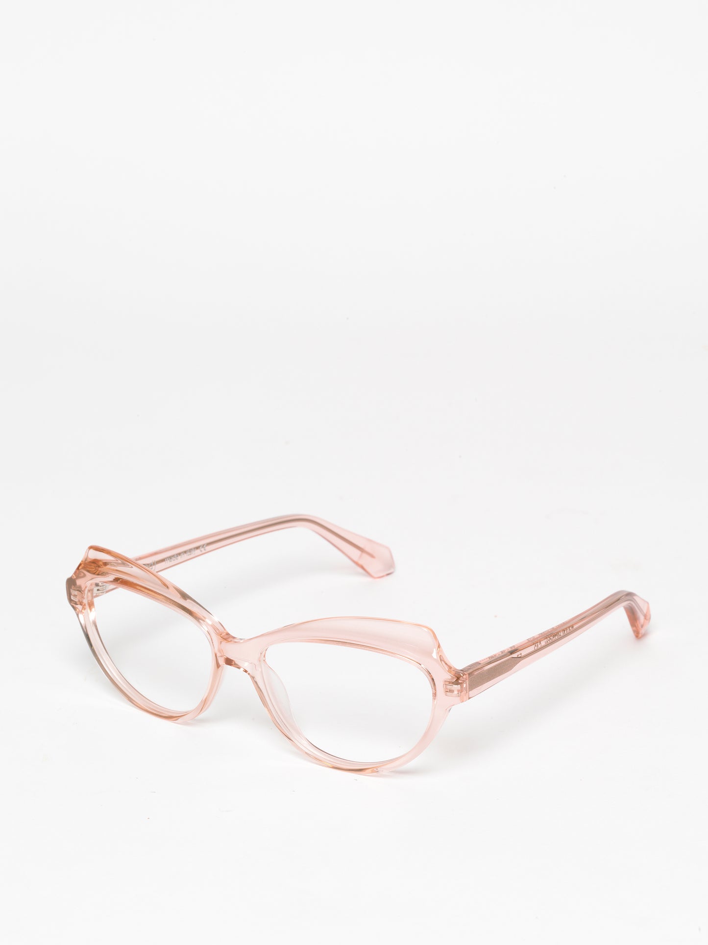 Happy Birthday women's eyeglasses by Rewind Eyewear, light pink transparent acetate frame