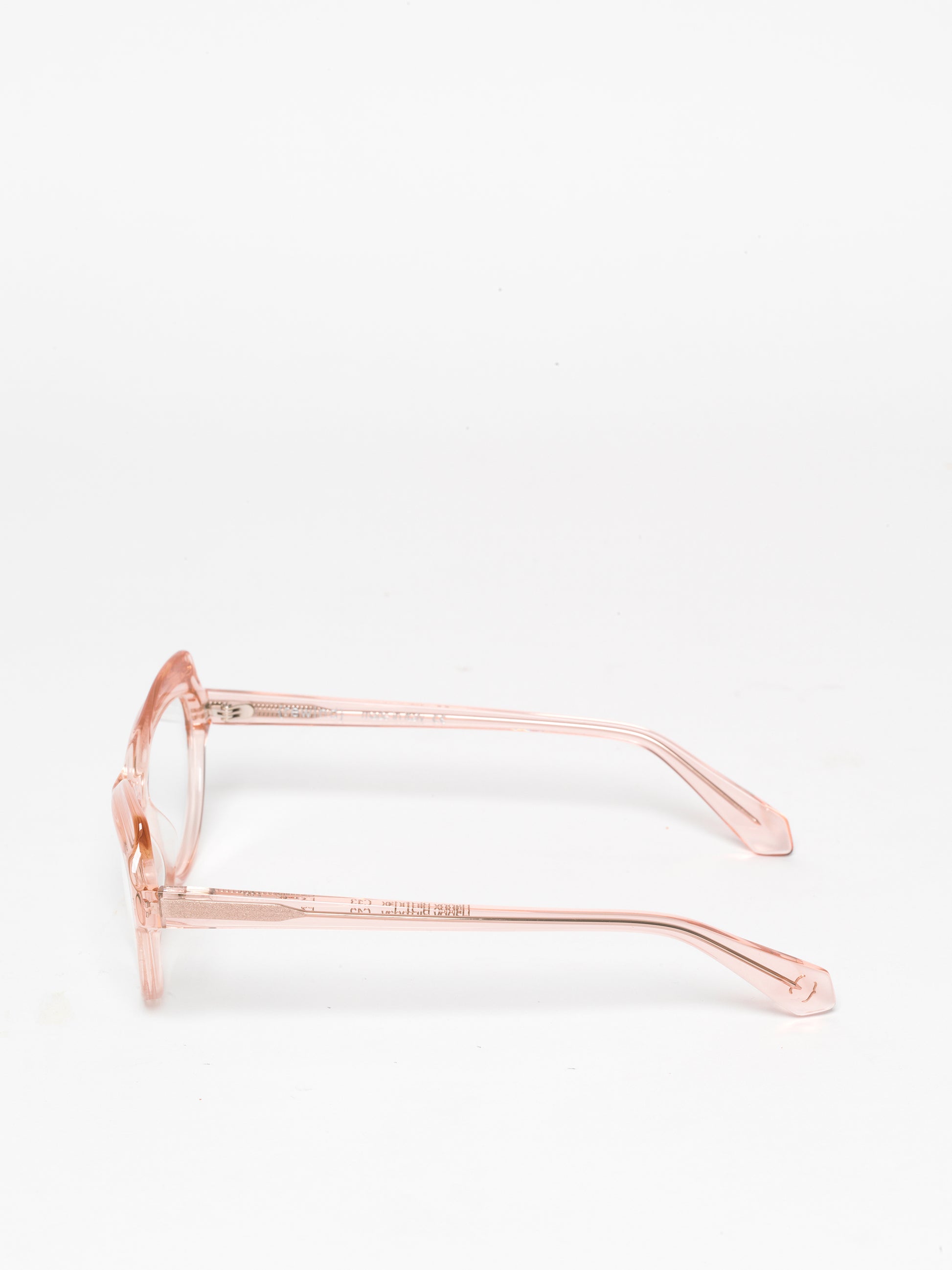 Happy Birthday women's eyeglasses by Rewind Eyewear, light pink transparent acetate frame