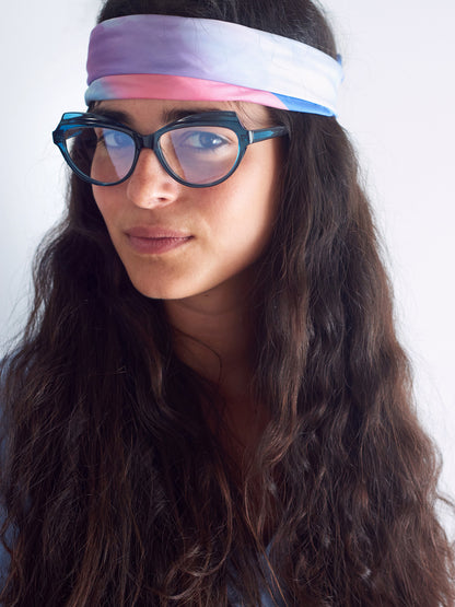 Happy Birthday women's eyeglasses by Rewind Eyewear, navy blue transparent acetate frame