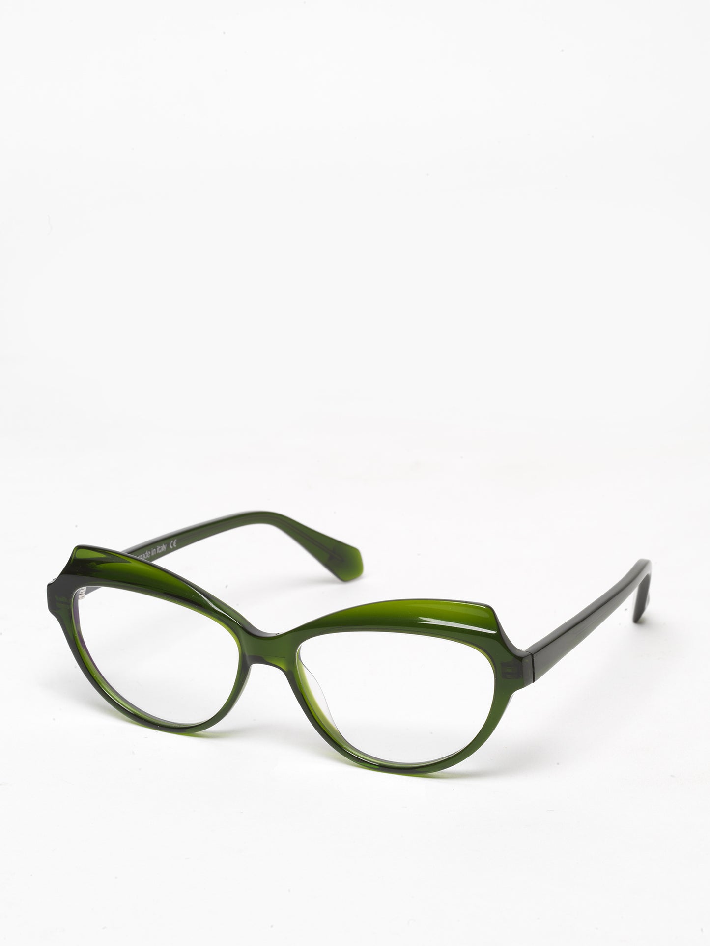 Happy Birthday women's eyeglasses by Rewind Eyewear, green transparent acetate frame