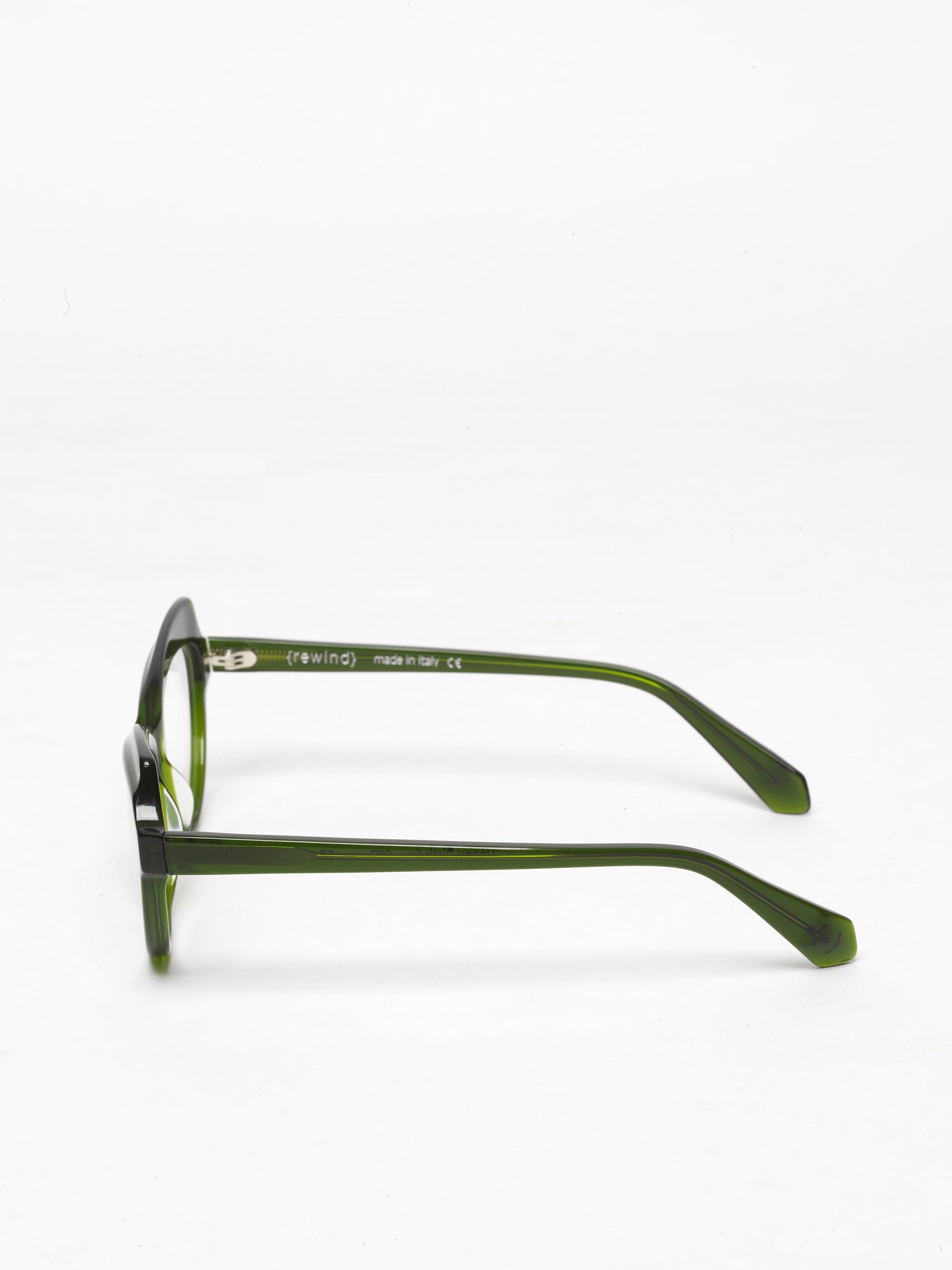 Happy Birthday women's eyeglasses by Rewind Eyewear, green transparent acetate frame