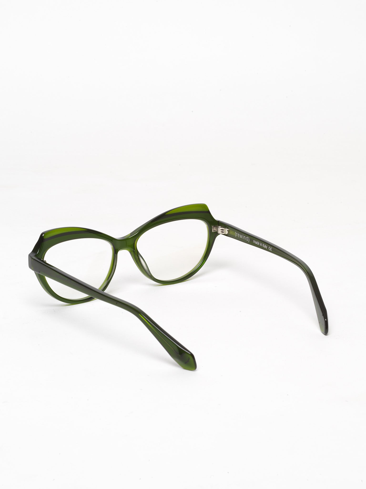 Happy Birthday women's eyeglasses by Rewind Eyewear, green transparent acetate frame