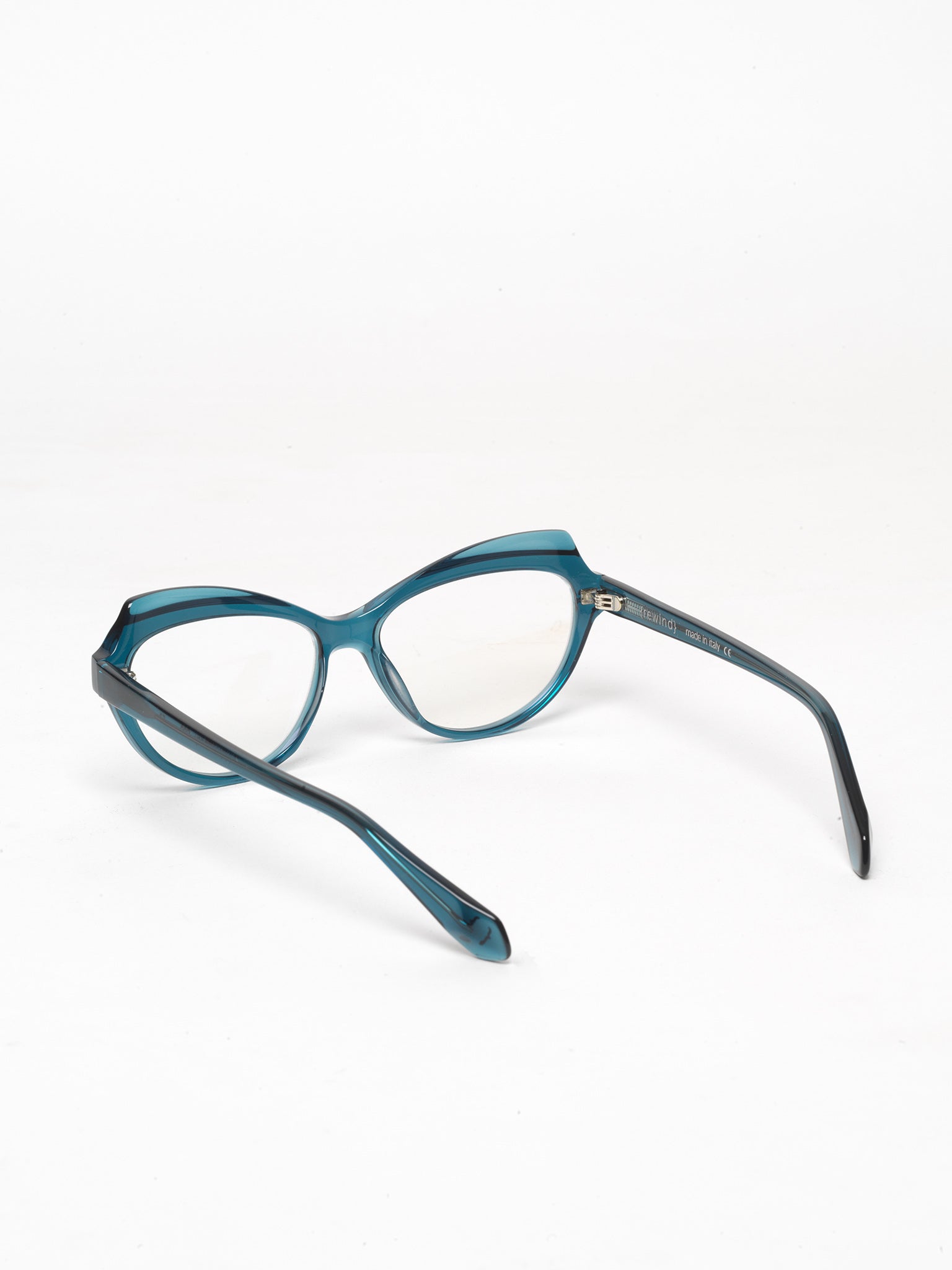 Happy Birthday women's eyeglasses by Rewind Eyewear, navy blue transparent acetate frame