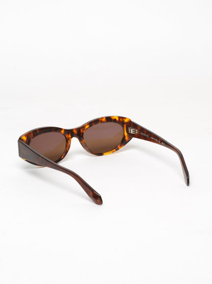 Interstellar unisex sunglasses by Rewind Eyewear, tortoise and dark tortoise acetate frame