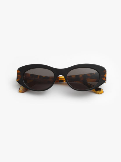 Interstellar unisex sunglasses by Rewind Eyewear, spotted tortoise acetate frame