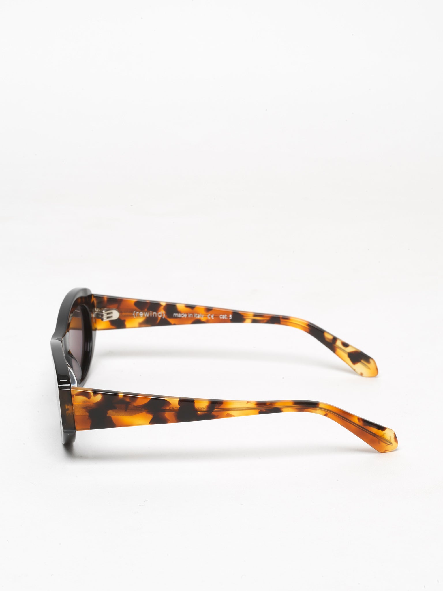 Interstellar unisex sunglasses by Rewind Eyewear, spotted tortoise acetate frame
