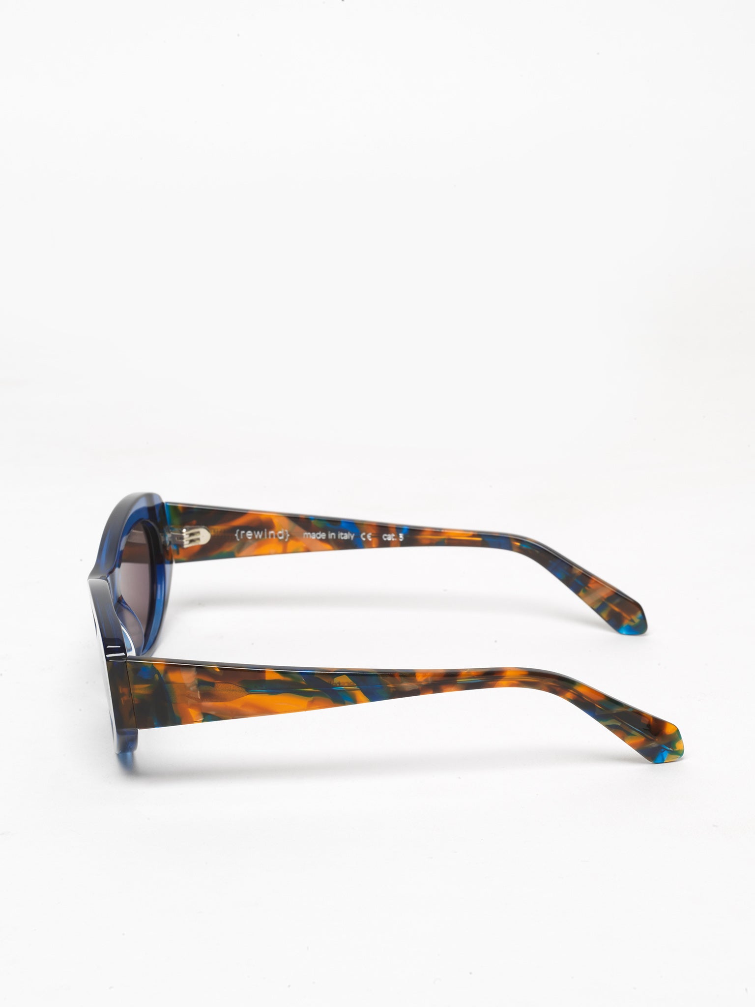 Interstellar unisex sunglasses by Rewind Eyewear, tblue transparent acetate frame