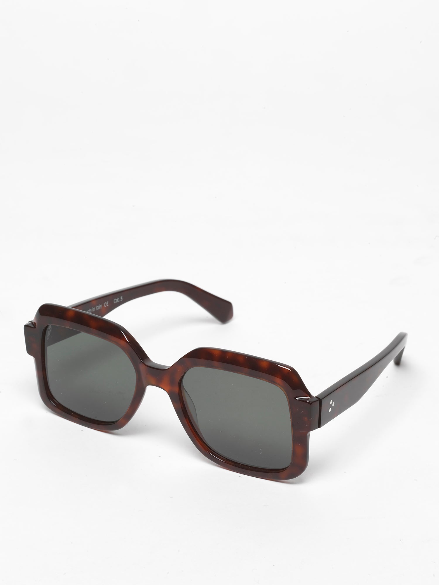 Looper unisex sunglasses by Rewind Eyewear, dark tortoise acetate frame