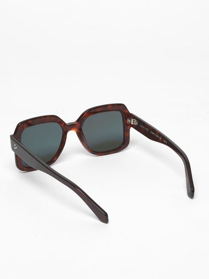 Looper unisex sunglasses by Rewind Eyewear, dark tortoise acetate frame