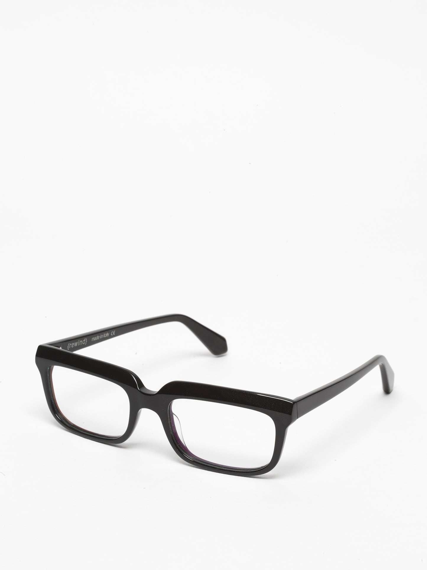 Lost in Space unisex eyeglasses by Rewind Eyewear, black acetate frame