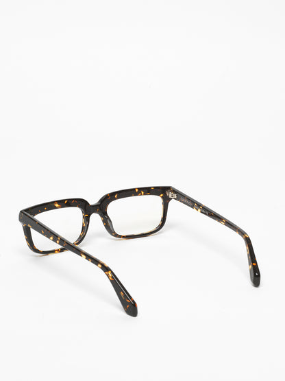 Lost in Space unisex eyeglasses by Rewind Eyewear, dark spotted tortoise acetate frame