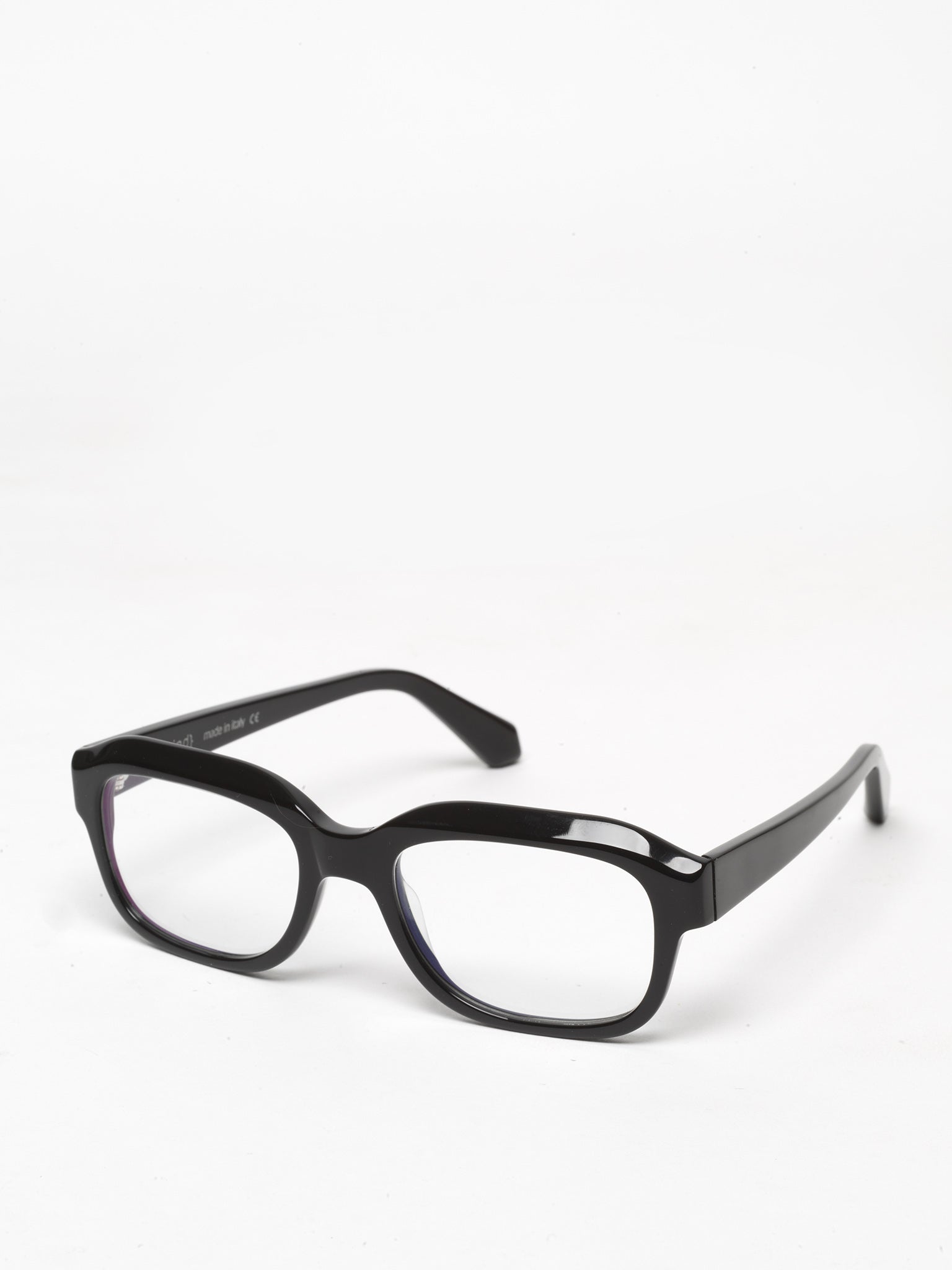Memento unisex eyeglasses by Rewind Eyewear, black acetate frame