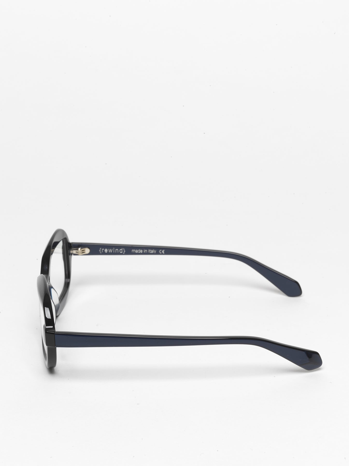 Sensitive unisex eyeglasses by Rewind Eyewear, pearl blue acetate frame