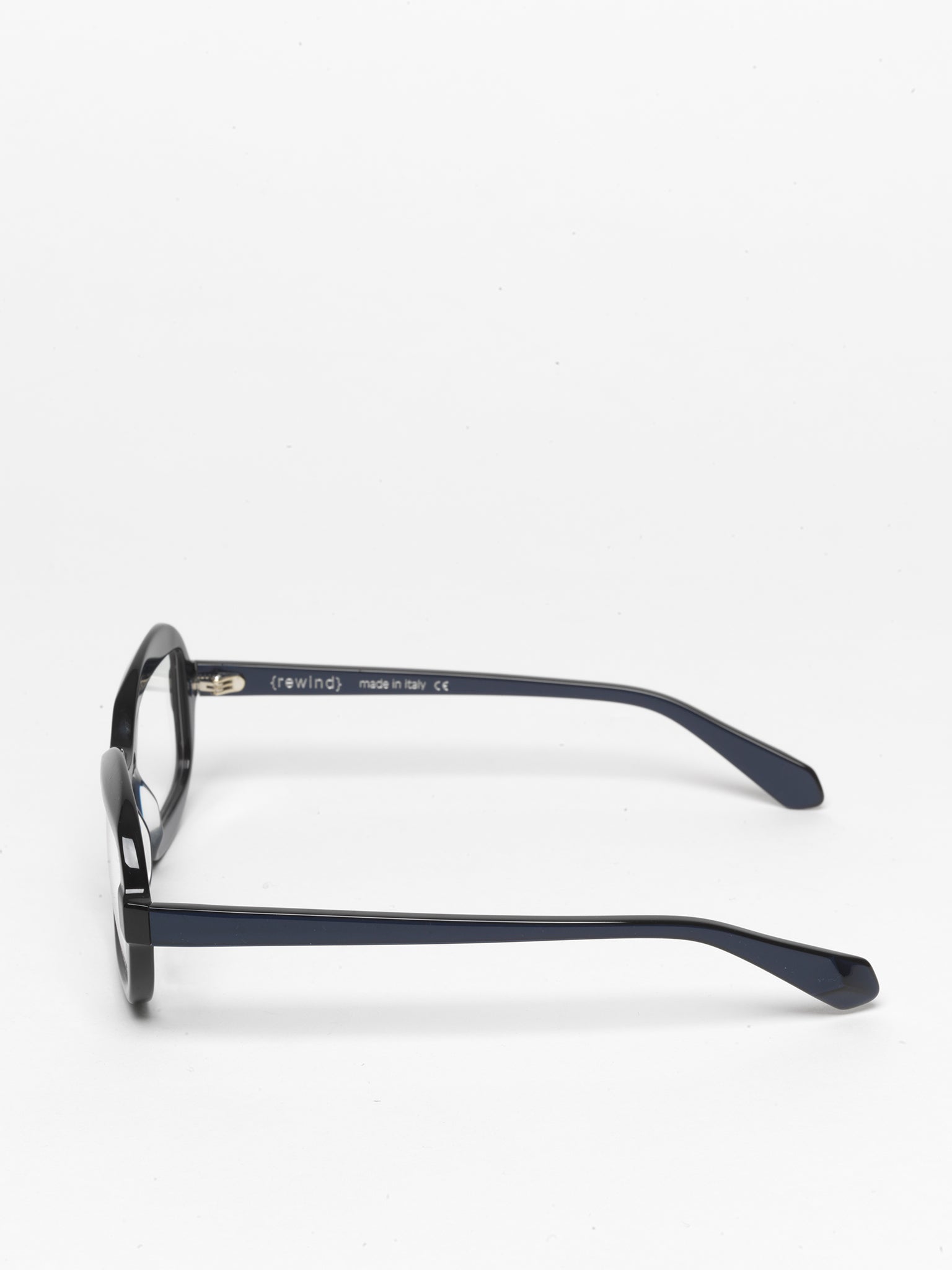 Sensitive unisex eyeglasses by Rewind Eyewear, pearl blue acetate frame