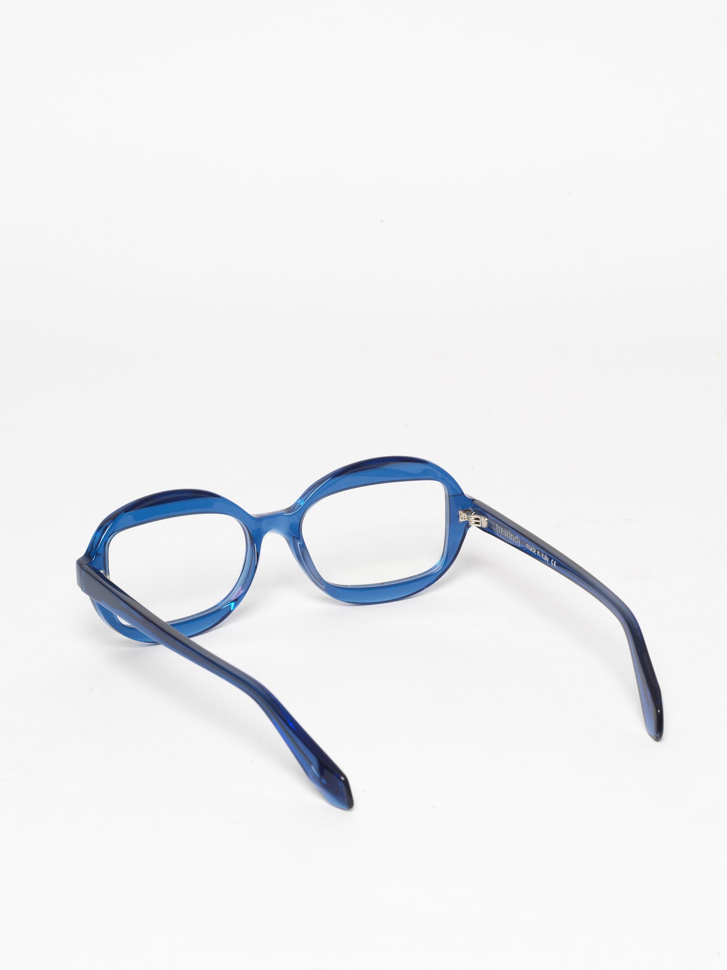 Sensitive unisex eyeglasses by Rewind Eyewear, navy blue acetate frame